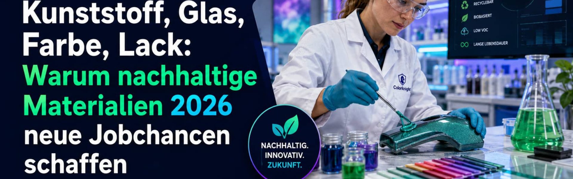 Kunststoff-, Glas- und Lackjobs 2026: Warum Materialkompetenz über Kreislauffähigkeit, Qualität und Kosten entscheidet